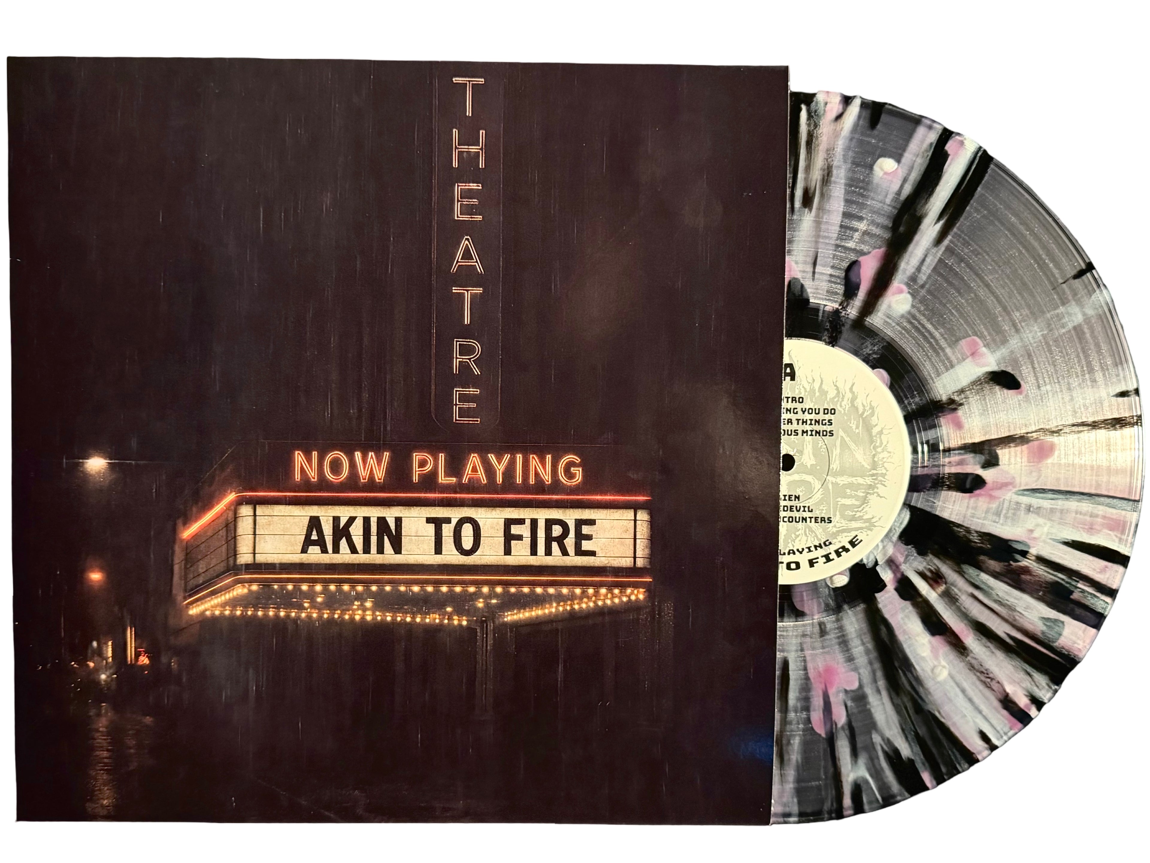 'NOW PLAYING' LP (LIMITED, HAND-NUMBERED SPLATTER - Translucent Black/Violet/Silver)