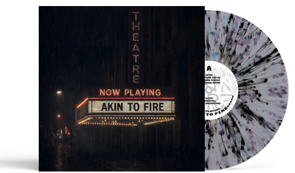 *AUTOGRAPHED* 'NOW PLAYING' LP (LIMITED SPLATTER - Translucent Black/Violet/Silver)